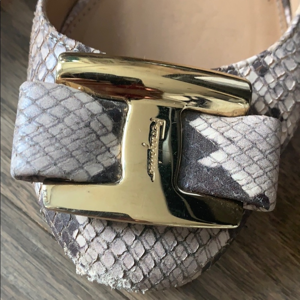 Ferragamo Python Print Flats - image 6